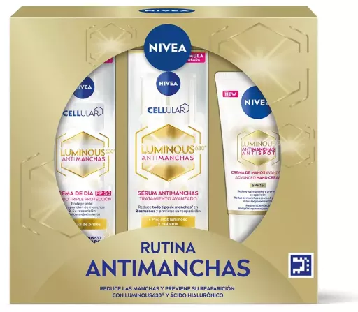 Nivea Luminous 630 Anti-Stain Case 3 Pieces