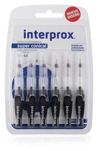 Dentaid Interprox 4G Super Conical Interdental Brush 6 Units 33723