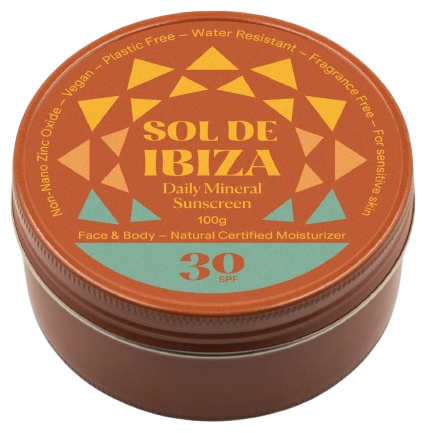 Sol de Ibiza Tin of Baby Sun Cream 0 Months SPF 30 30 ml