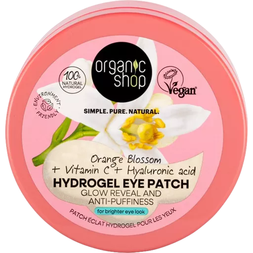 Organic Shop Illuminating Hydrogel Eye Patches - Anti-Puffiness, 60 Units