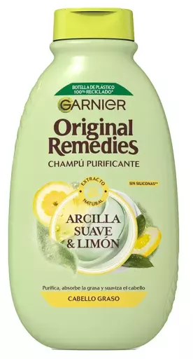Garnier Original Remedies Gentle Clay & Lemon Shampoo 400ml