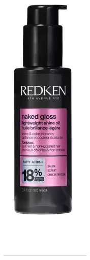 Redken Naked Gloss Ultra-Light Oil Mirror Effect Shine 100ml