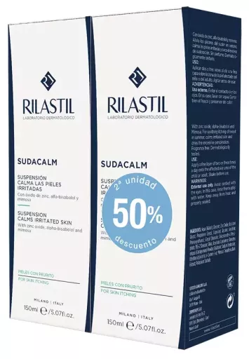 Sudacalm Suspension Soothes Irritated Skin Pack 2 x 150 ml