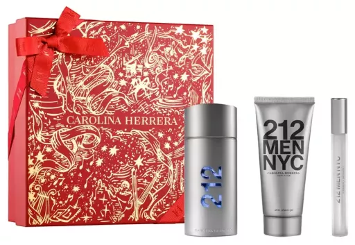 Carolina Herrera 212 NYC Men 3 Piece Case