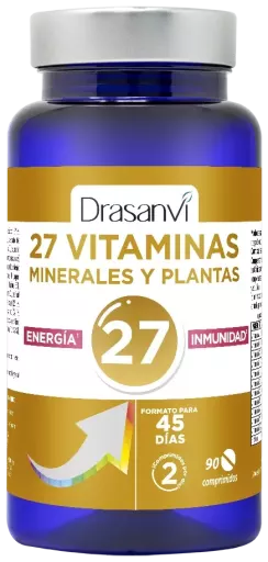 27 Vitamins + Minerals Energy &amp; Immunity 90 Capsules