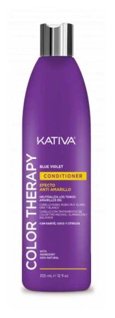 Kativa Color Therapy Blue Violet Anti-Yellow Effect Conditioner 355 ml