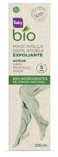 Taky Bio Natural Exfoliating Hair Removal Mask 200 ml